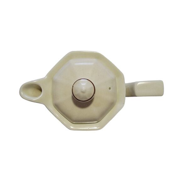 Vintage Cream-Coloured Ironstone Art Deco Coffee Pot - Excellent Condition - Picture 4 of 8